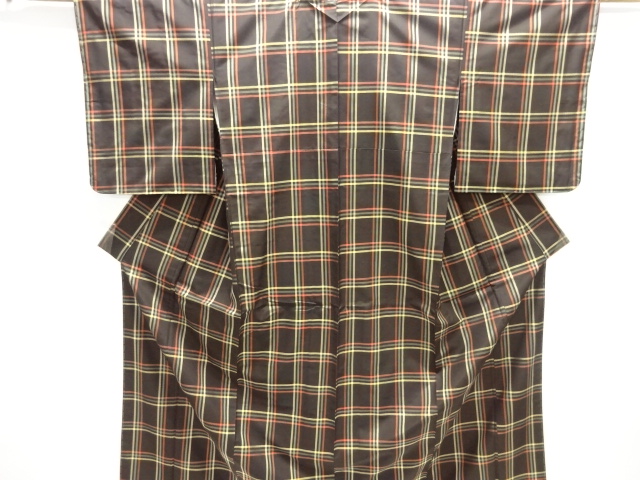 Japanese Kimono / Tsumugi Omeshi Silk